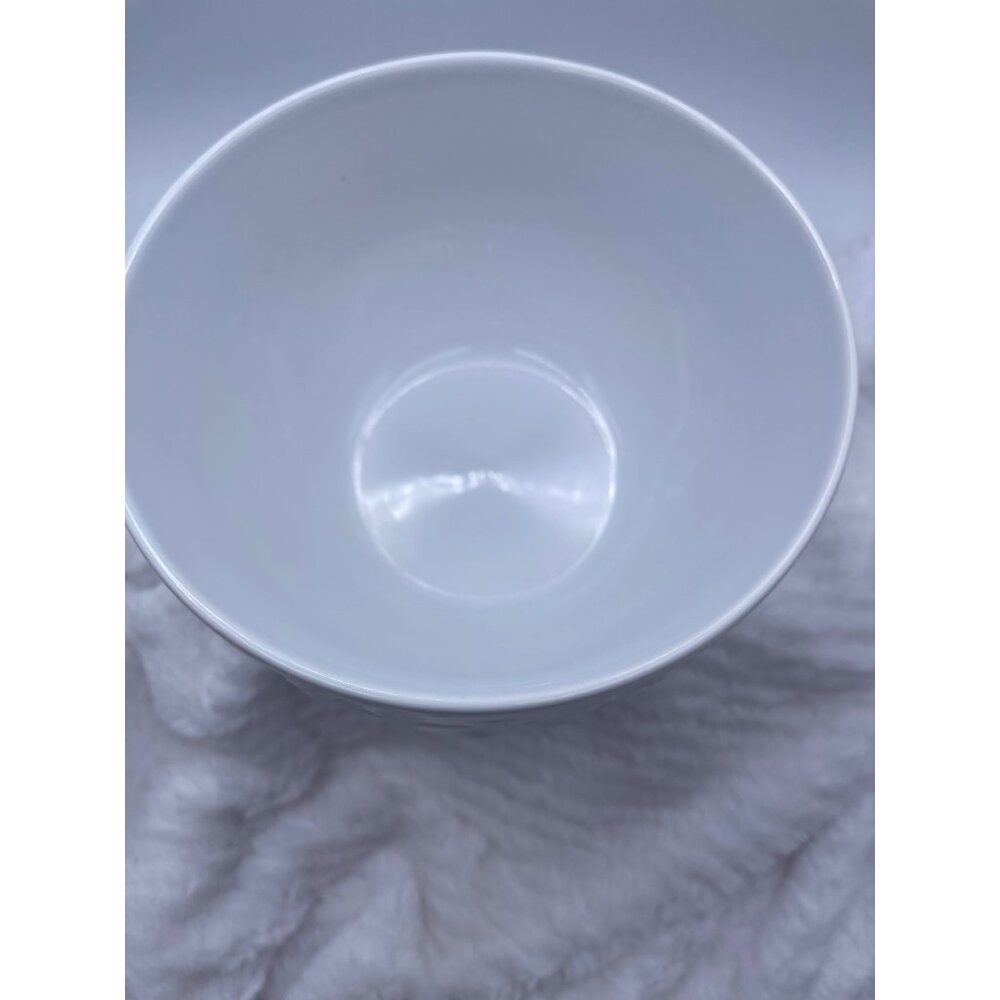 Vintage Pottery Barn White Popcorn Bowls Set of Two Discontinued - Picture 2 of 10